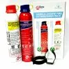 JacTone Home & Leisure Fire Extinguisher ABC + ABF Pack -Kitchen & Bathroom Equipment Shop 600g ABC Aerosol 600ml ABF Aerosol 03339.1456226856