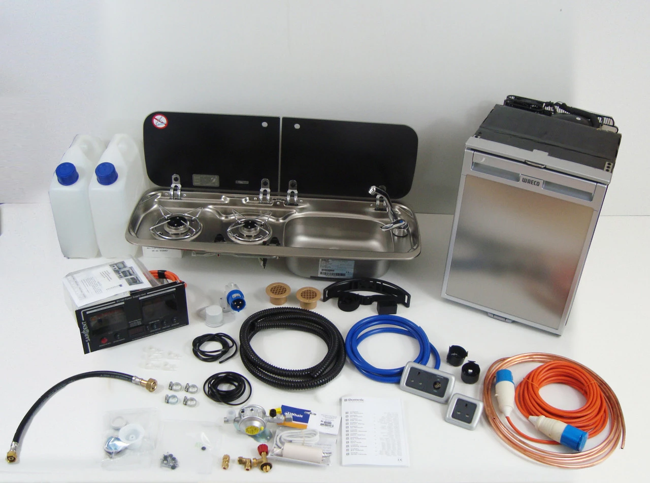 Dometic-Smev 9222 Hob And Sink, CRX50 Fridge & Sargent EC160 Complete Conversion Kit 2 3 Dometic-Smev 9222 Hob And Sink, CRX50 Fridge & Sargent EC160 Complete Conversion Kit 2