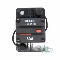 Durite 80A Flush Mount Circuit Breaker 12/24v