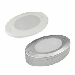 Lumo EyeLite Caravan Click Switch Lens Light -Kitchen & Bathroom Equipment Shop EyeLite WhiteRecess Satin 300x300 74919.1410882579