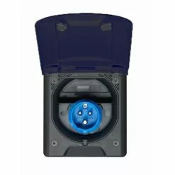 FAWO Mains Inlet With Magnetic Closure For Caravan Motorhome Campervan -Kitchen & Bathroom Equipment Shop FAWO Mains Inlet With Mag Close Black 19543.1668768211