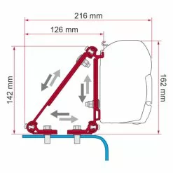 Fiamma F45 Multi Kit Awning Bracket