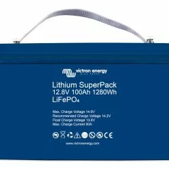 Victron Energy Victron Orion-Tr Smart DC To DC Charger Kit With Lithium Battery -Kitchen & Bathroom Equipment Shop Lithium SuperPack 12.8V 100Ah 1280Wh 66522.1662980810