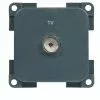 CBE Single TV Coaxial Outlet Aerial Socket
