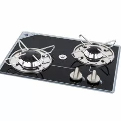 Navy Load Built In Glass Hob Double Burner NL.20001