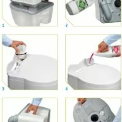 Thetford Porta Potti Excellence 565 Portable Camping Toilet - Manual Flush -Kitchen & Bathroom Equipment Shop Porta Potti Excellence 3 05243.1452607965