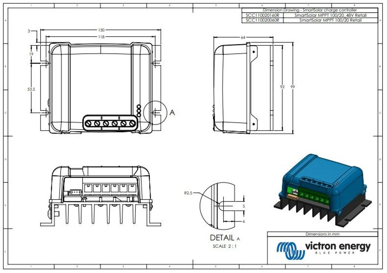 Victron Energy Victron SmartSolar MPPT Leisure Battery Charge Controller 6 Victron Energy Victron SmartSolar MPPT Leisure Battery Charge Controller - Image 4