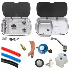 Thetford Argent 3 Burner Hob & Sink Campervan Conversion Kit 1 9 Thetford Argent 3 Burner Hob & Sink Campervan Conversion Kit 1 -Kitchen & Bathroom Equipment Shop argentkit tapGAZ 39286.1632927189