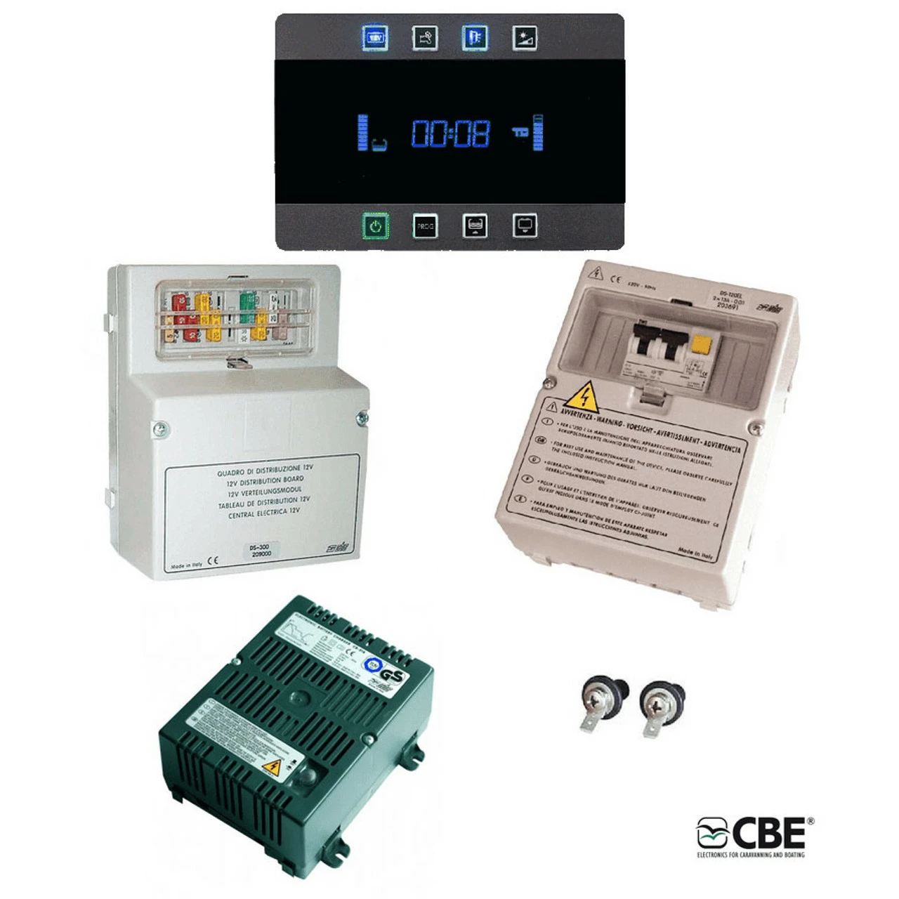CBE PC380 12v Campervan Control Panel & Electrical Kit 3 CBE PC380 12v Campervan Control Panel & Electrical Kit