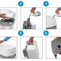 Thetford Porta Potti Portable Camping Toilet Chemicals Triple Pack -Kitchen & Bathroom Equipment Shop chemical use 03392.1357900222