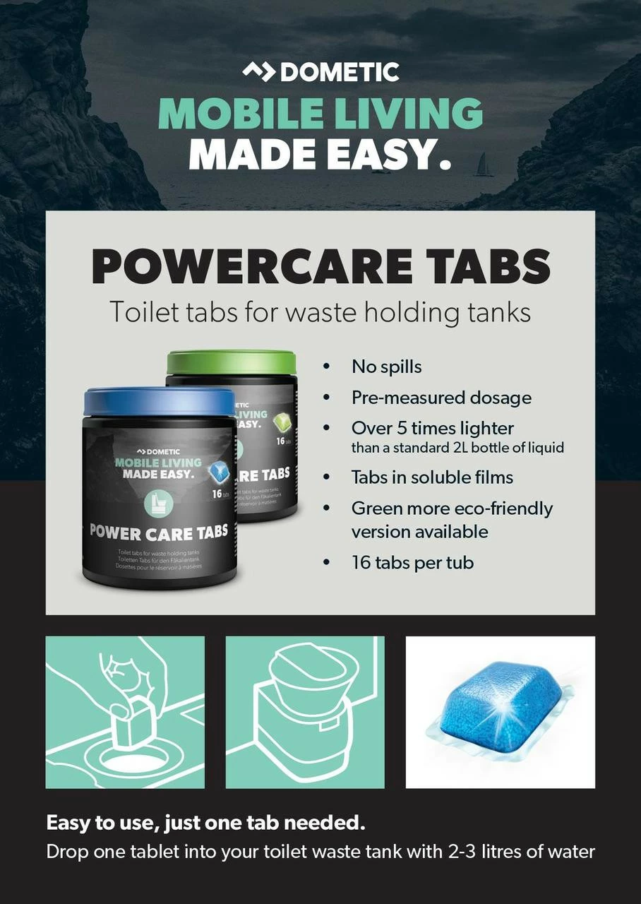 Dometic Powercare Toilet Sanitation Tablets 4 Dometic Powercare Toilet Sanitation Tablets - Image 2