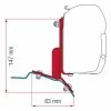 Fiamma Ford Custom Van Bracket Kit For F45s Awning 2.6m -Kitchen & Bathroom Equipment Shop fiamma kit f45 ford custom 98655z025 39590.1538989202