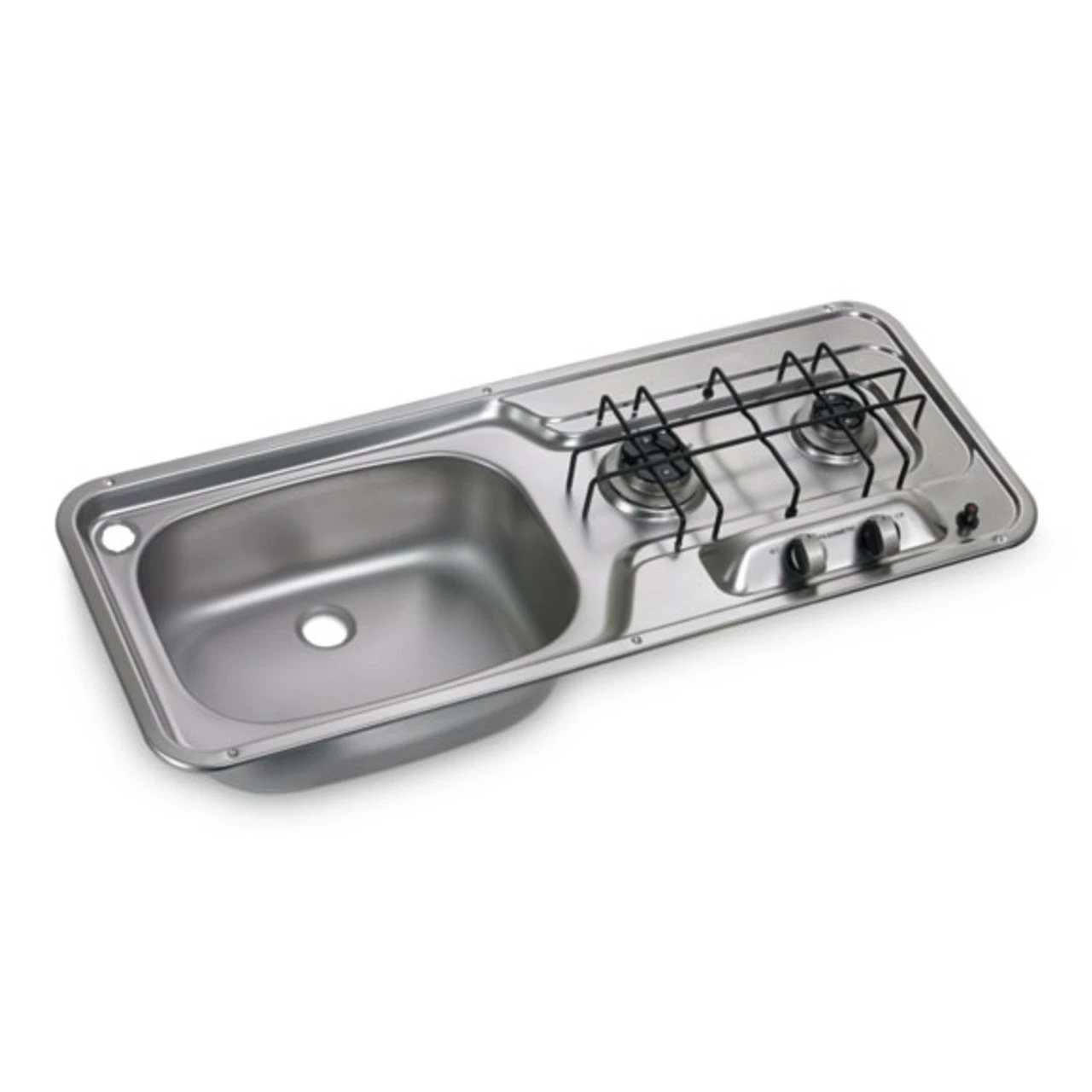 Dometic-Smev HS 2320 L Two Burner Hob And Sink Combination Unit For Caravan And Motorhomes (Smev 911) 3 Dometic-Smev HS 2320 L Two Burner Hob And Sink Combination Unit For Caravan And Motorhomes (Smev 911)