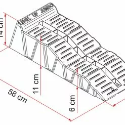 Fiamma Jumbo Caravan Motorhome Levelling Ramps And Carry Bag -Kitchen & Bathroom Equipment Shop level 30178.1554280344