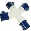 Maypole 3-Way 230v Caravan Site 16 Amp Hook Up Splitter -Kitchen & Bathroom Equipment Shop mp370b 92119.1433931749