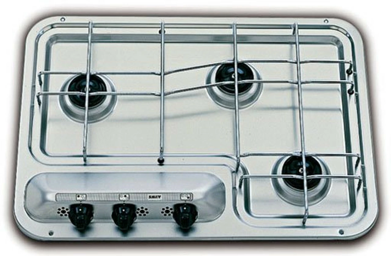 Dometic-Smev PI913 Caravan 3 Burner Hob 3 Dometic-Smev PI913 Caravan 3 Burner Hob