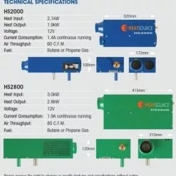 Propex Heatsource HS2000 12v LPG Gas Blown Air Heater 13 Propex Heatsource HS2000 12v LPG Gas Blown Air Heater -Kitchen & Bathroom Equipment Shop propex 09860.1446644114