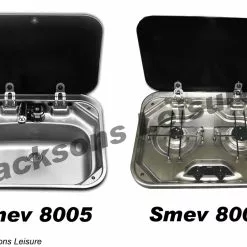Dometic-Smev 8005 Sink & Smev 8002 2 Burner Hob Combo