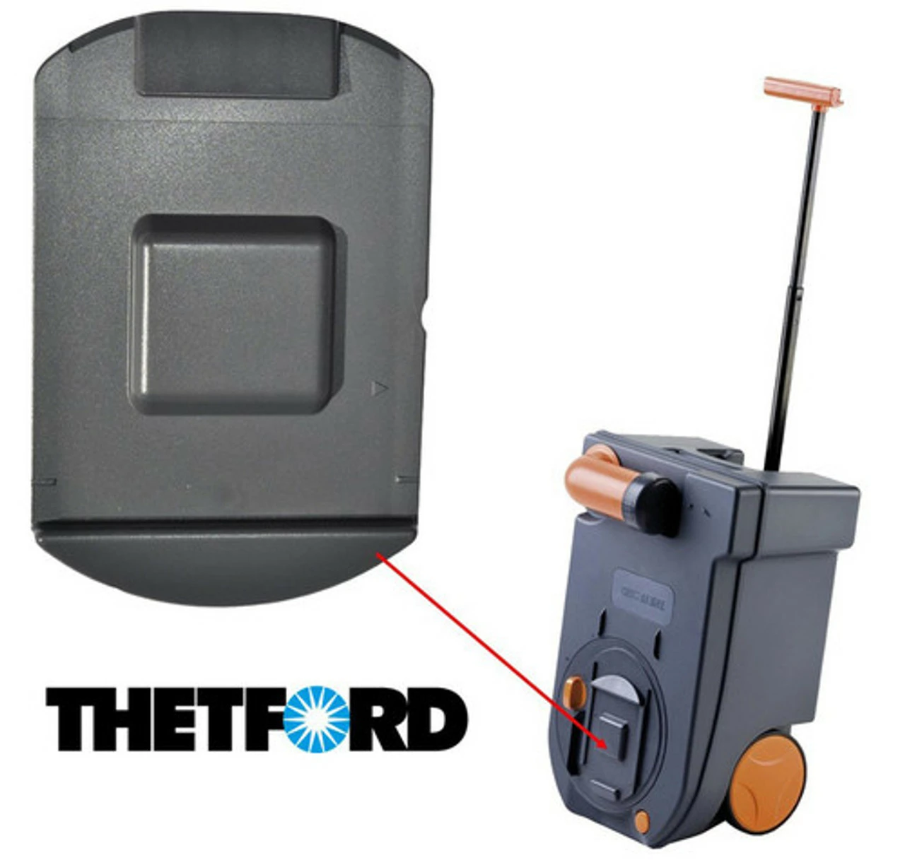 Thetford C250/C260 Cassette Toilet Sliding Holding Tank Cover Blade 3 Thetford C250/C260 Cassette Toilet Sliding Holding Tank Cover Blade
