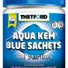 Thetford Aqua Kem Blue Portable Toilet Chemical Sachets -Kitchen & Bathroom Equipment Shop thetford blue tabs 21970.1515409671