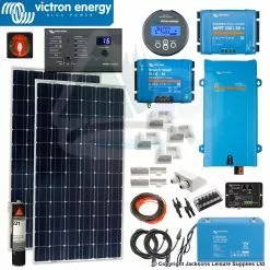Victron Energy Victron 350W Solar Kit With MultiPlus, 100Ah Lithium Battery, MPPT, Mounting & Cables