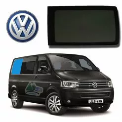 JLS VW T5 T6 LWB Bonded Privacy Glass Fixed Window - Rear Right Hand LWB